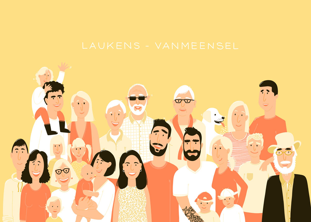 groot familieportret